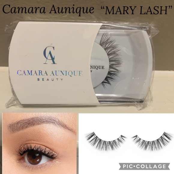 NWT CAMARA AUNIQUE “Mary Lash” Faux Mink False Lash Set